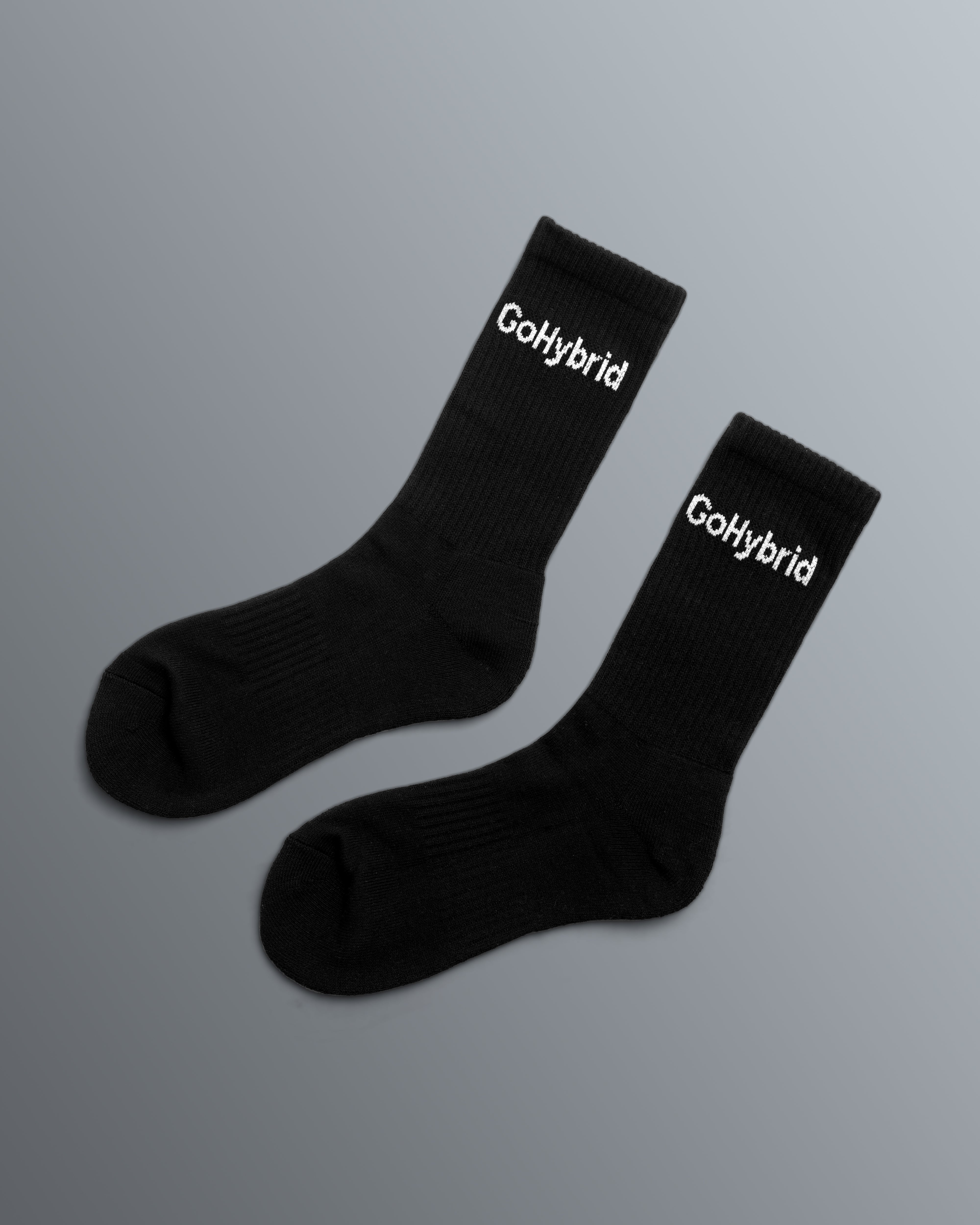 GoHybrid Everyday Cushioned Crew Socks (Pack of 2)