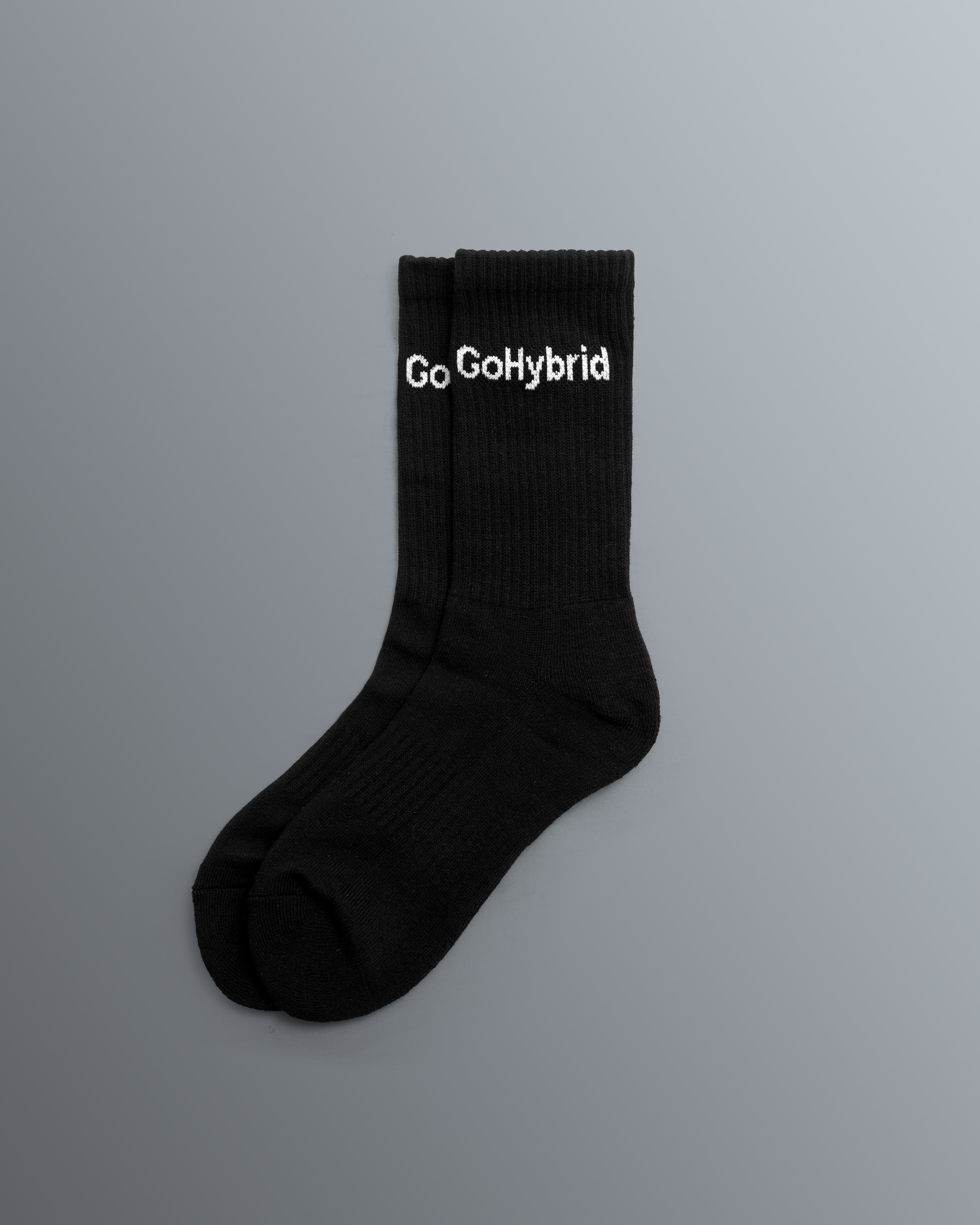 GoHybrid Everyday Cushioned Crew Socks (Pack of 2)
